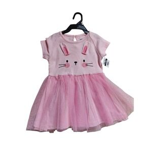 ✅4/25$✅ NWT monkey bars 18 months Rabbit tule short sleeves‎ dress BE